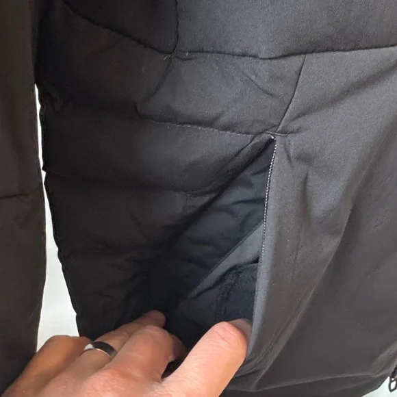 LULULEMON Black Puffer | Down For It All Hoodie | Medium - Picture 4 of 12